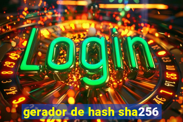 gerador de hash sha256